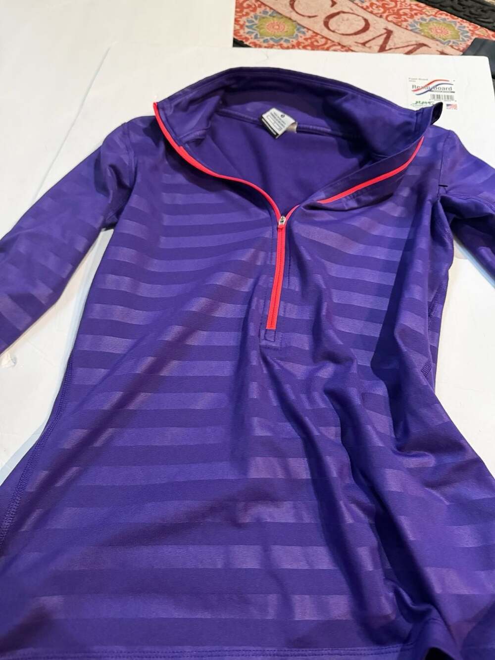 Nike Pro Dri-Fit Striped 1/2 Zip Pullover